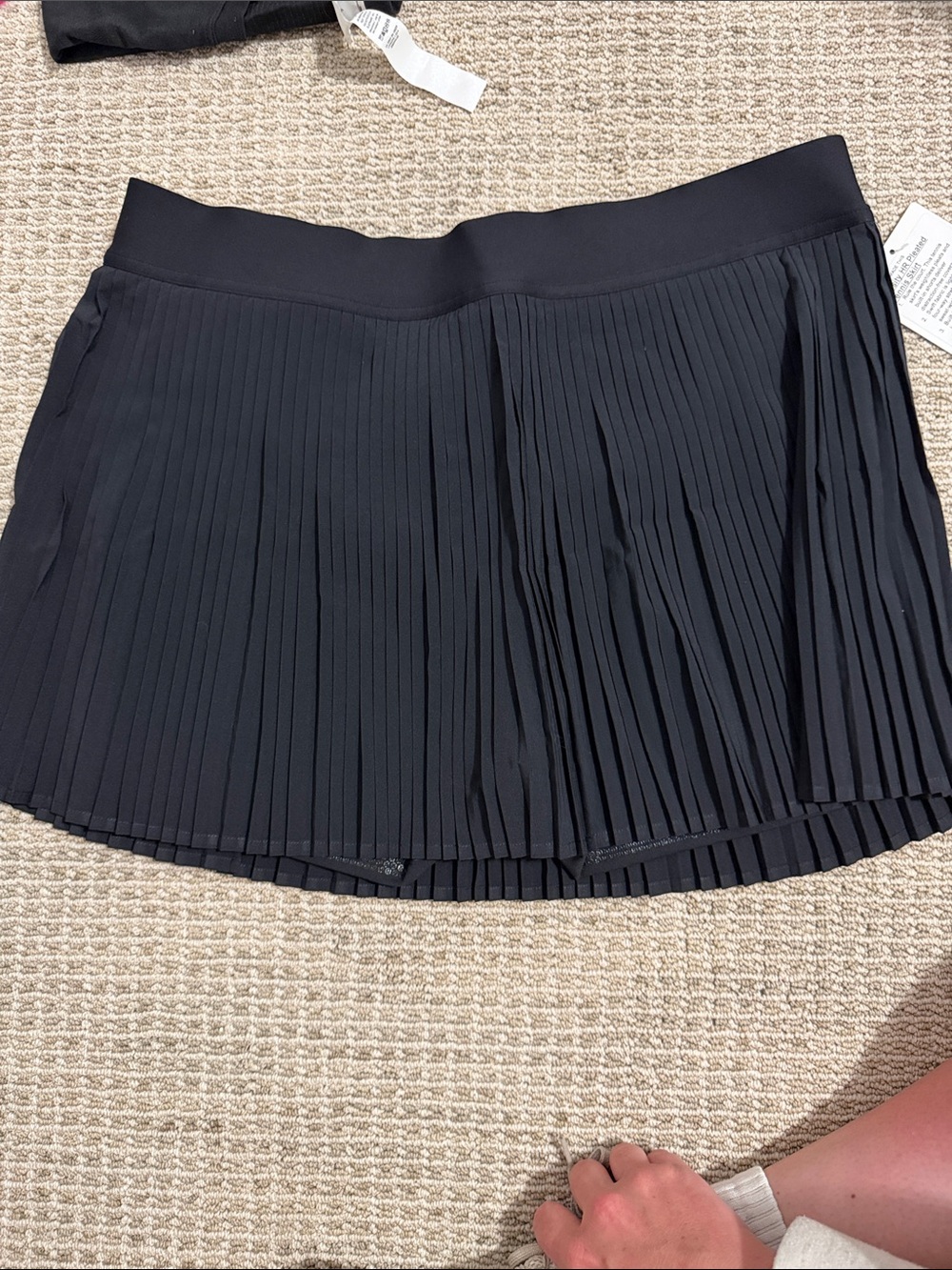 lululemon varsity HR pleated tennis skirt